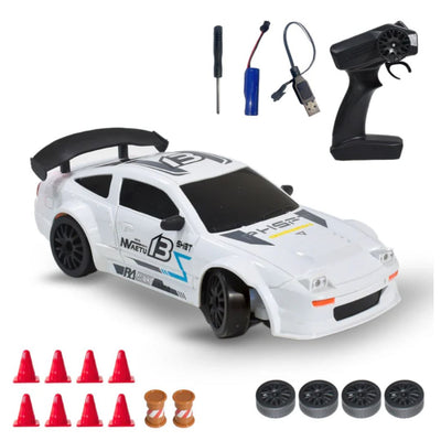 L.O.T RC Drift Car: Flare - Track White -Semi-Hobby Grade RC Drift Car