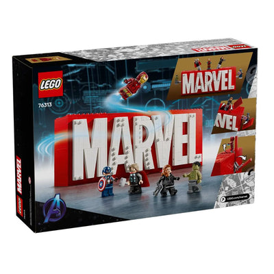 LEGO Marvel #76313 : MARVEL Logo & Minifigures