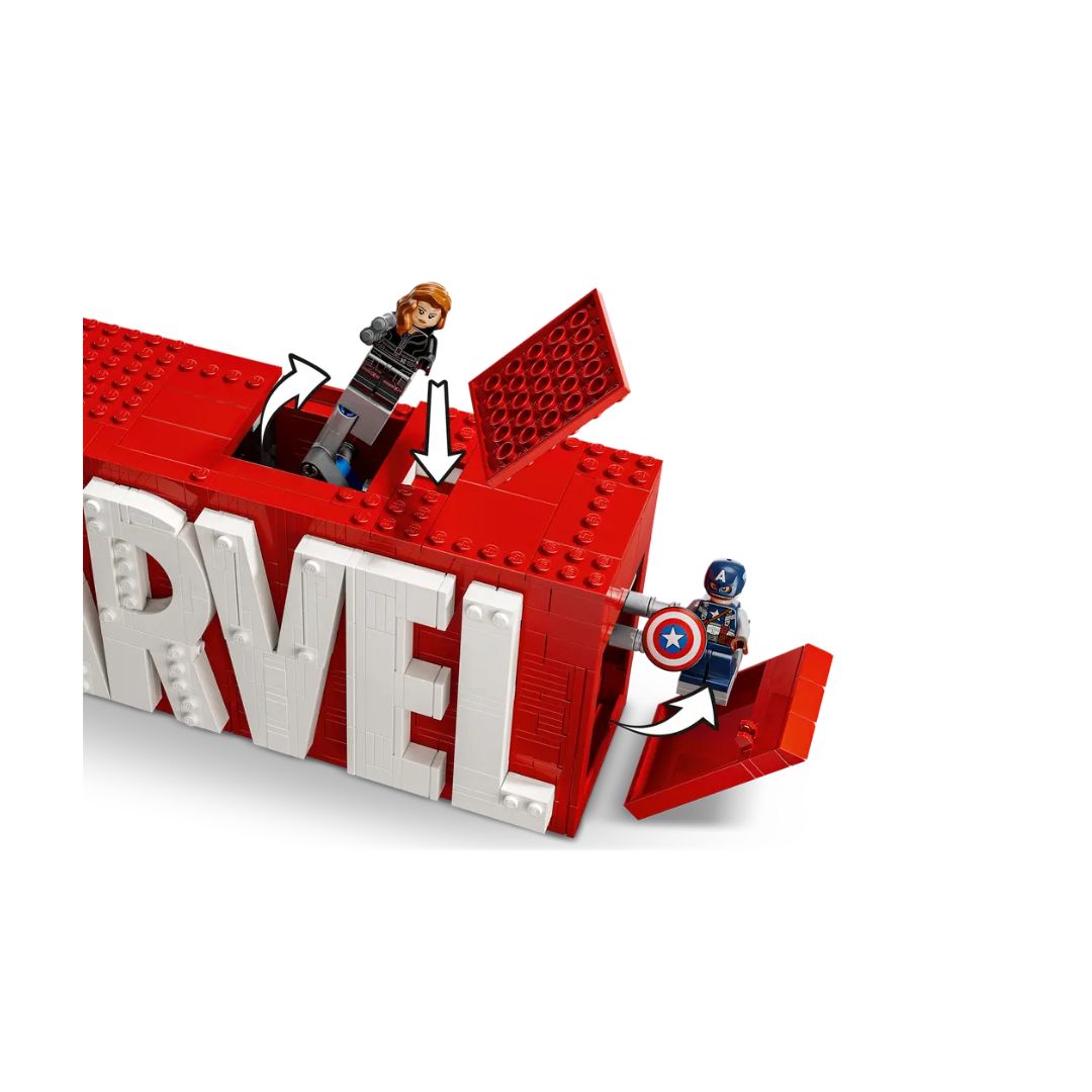 LEGO Marvel #76313 : MARVEL Logo & Minifigures