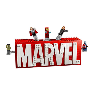 LEGO Marvel #76313 : MARVEL Logo & Minifigures