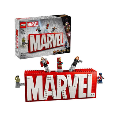 LEGO Marvel #76313 : MARVEL Logo & Minifigures