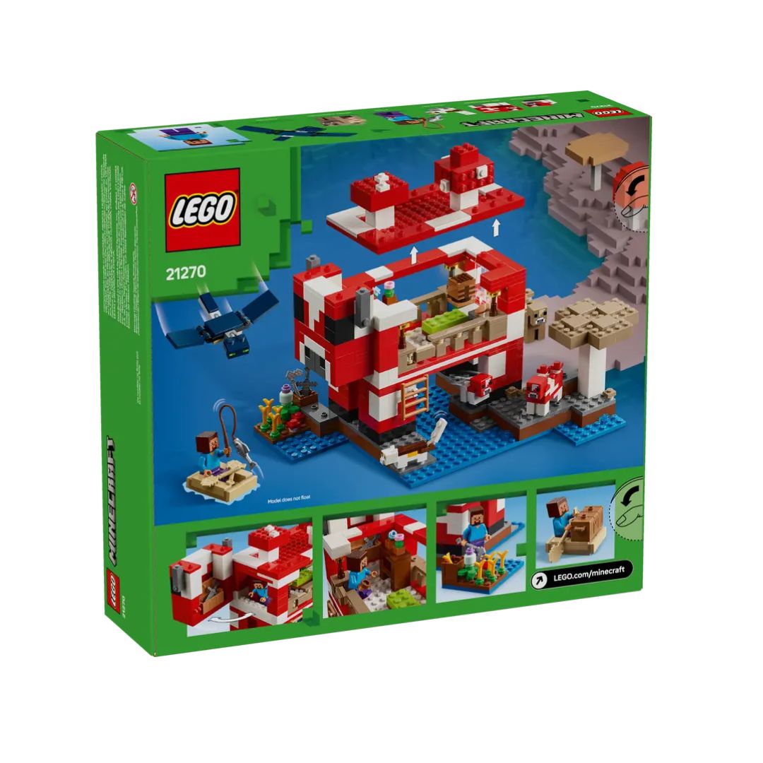 LEGO Minecraft #21270: The Mooshroom House