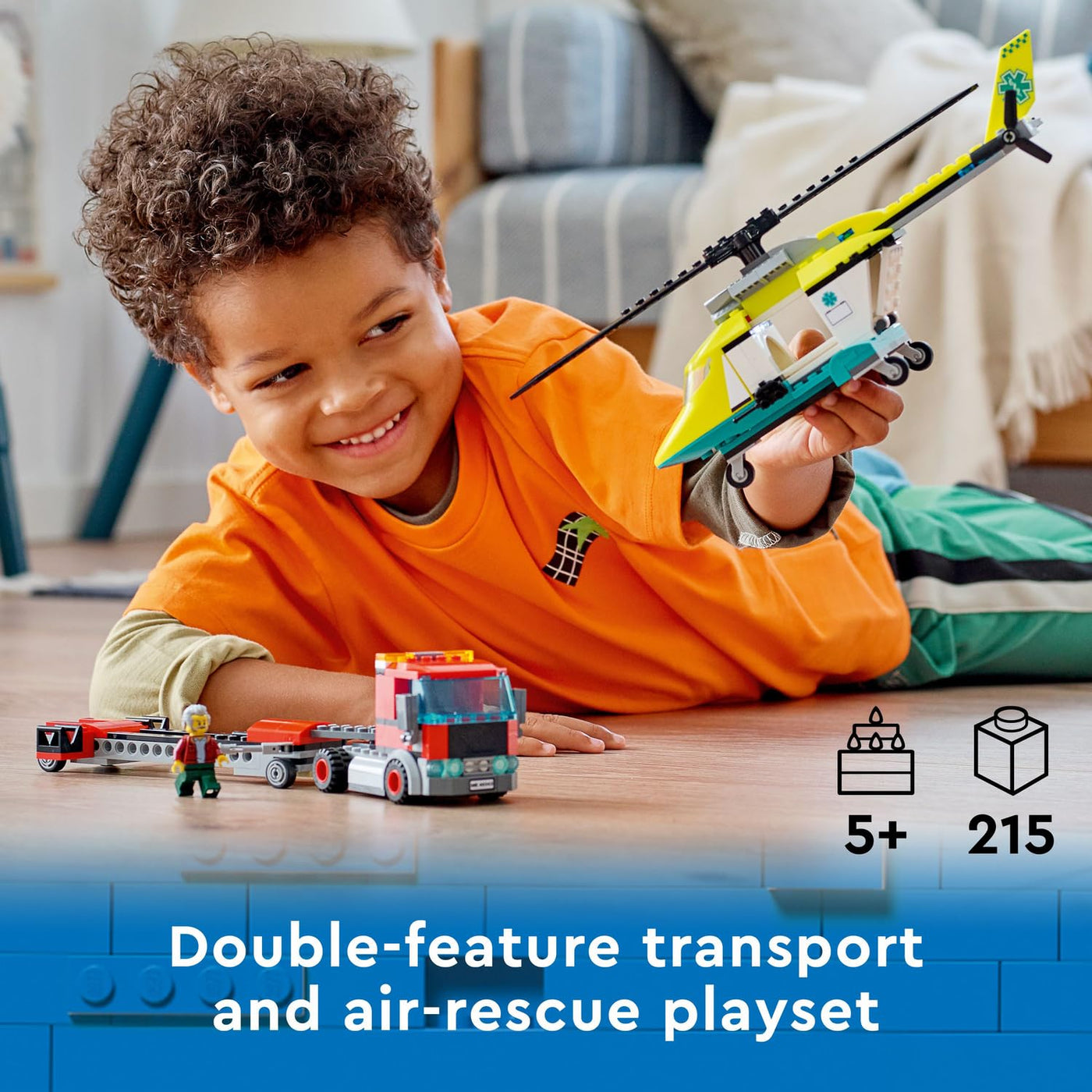 LEGO® City #60343: Rescue Helicopter Transport