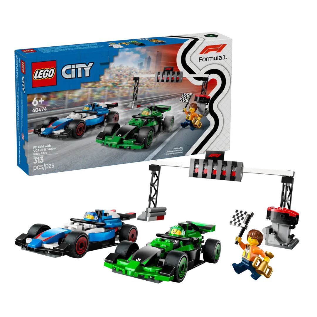LEGO® City #60474: F1® Grid with VCARB & Sauber Race Cars