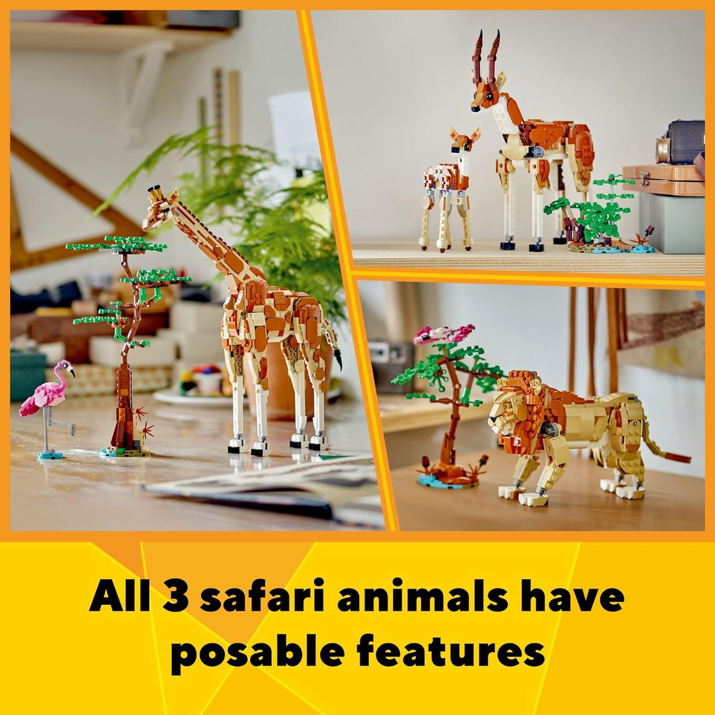 LEGO® Creator 3 In 1 #31150: Wild Safari Animals