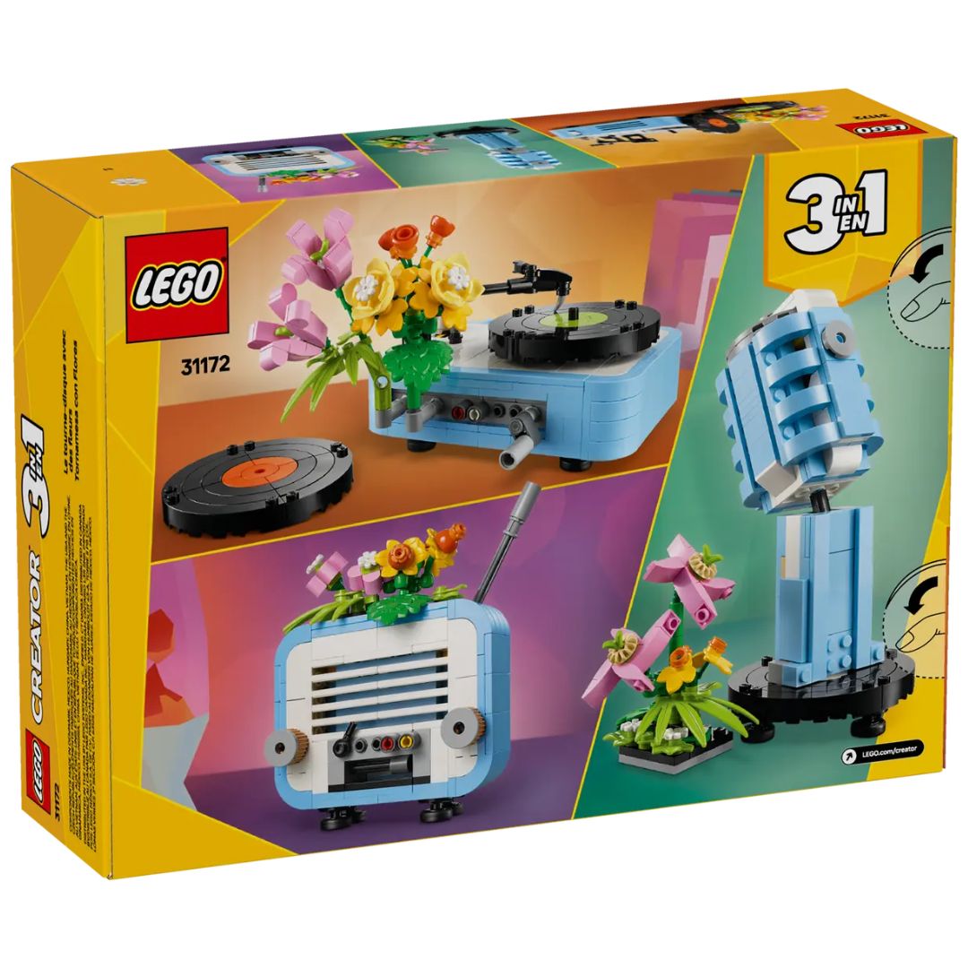 LEGO® Creator 3in1 #31172: Record Player with Flowers