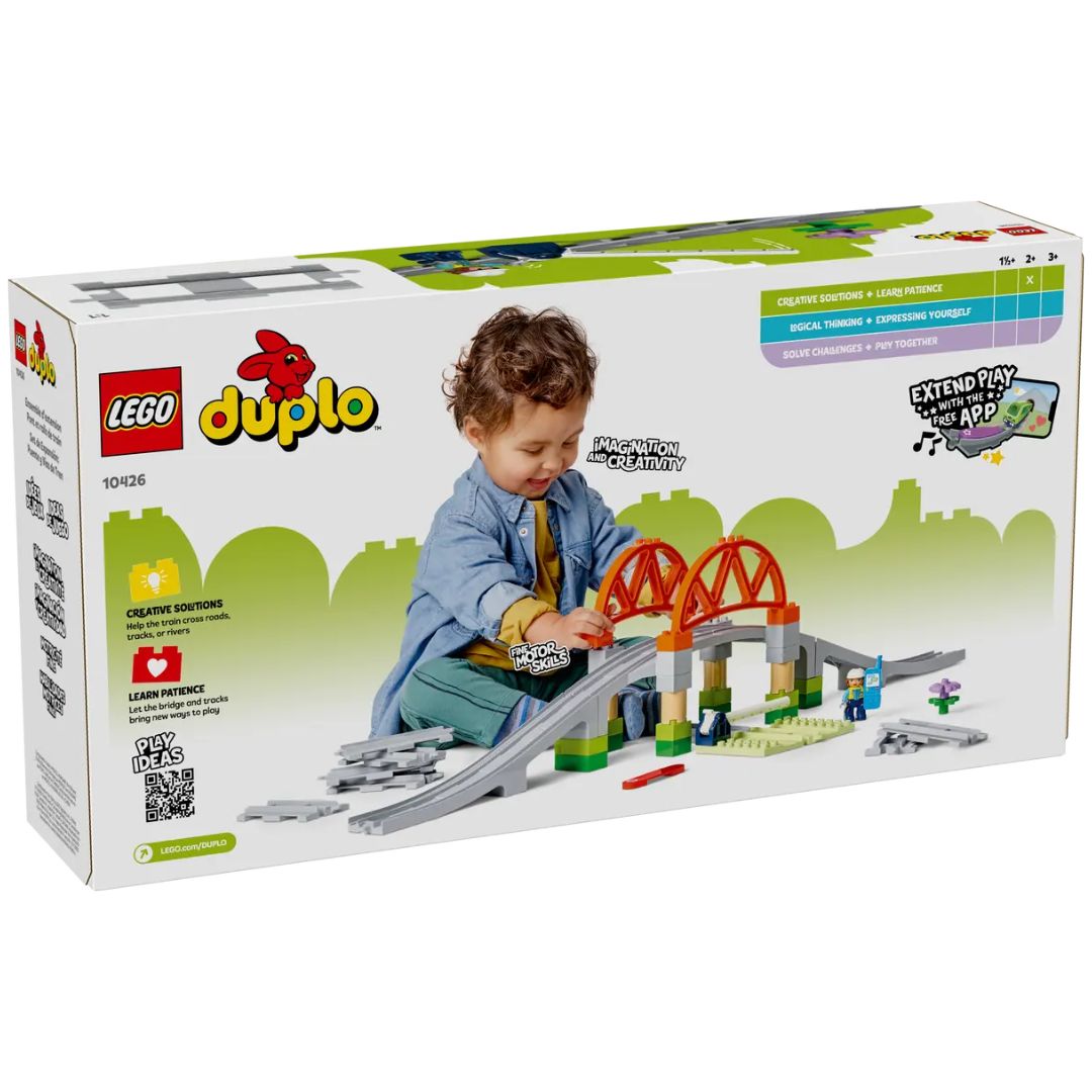 LEGO® DUPLO® #10426: Train Bridge and Tracks Expansion Set