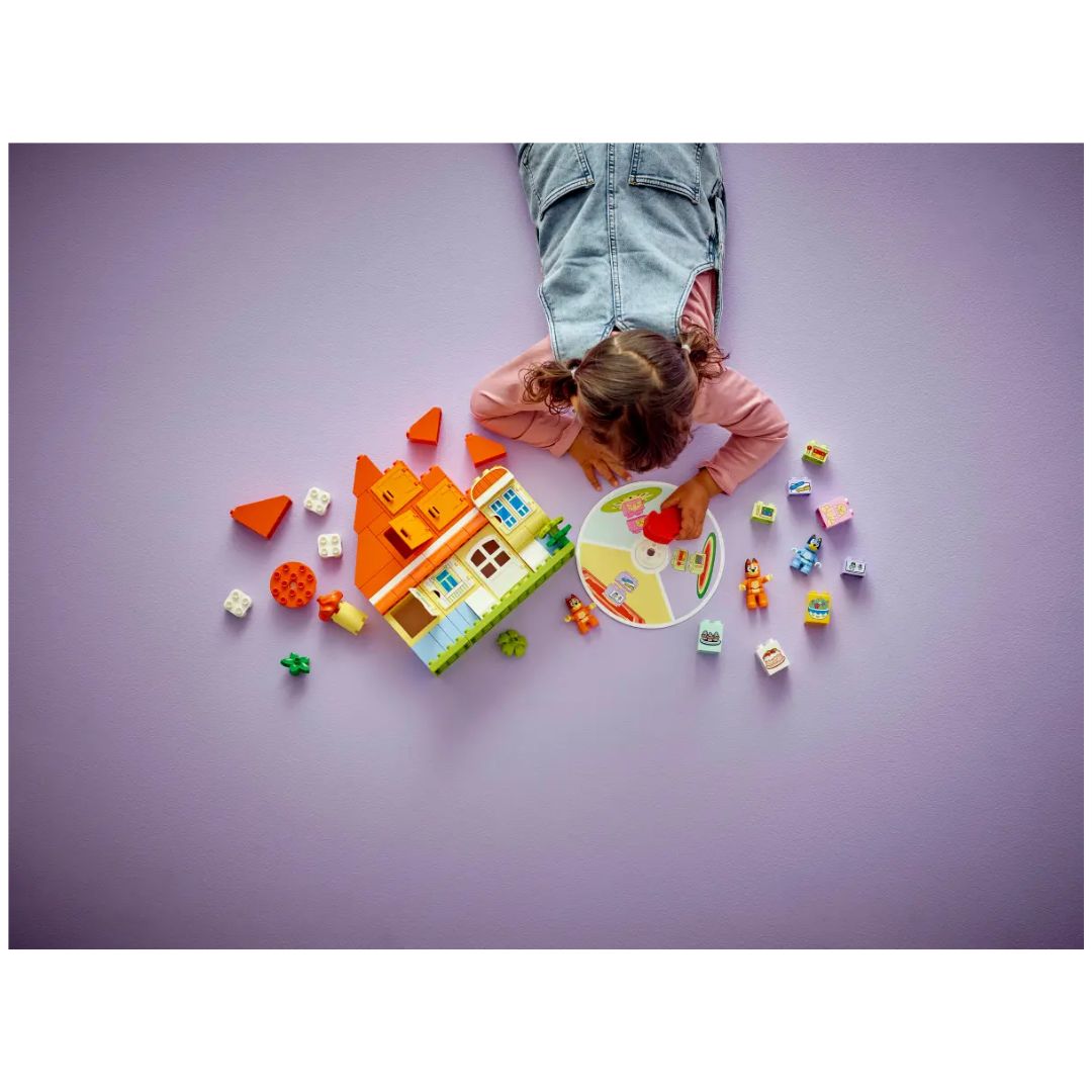 LEGO® DUPLO® #10459: Bluey's Family House with Memory Game