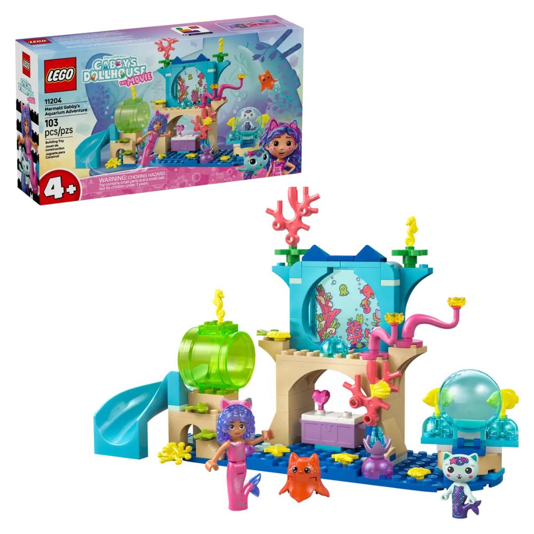 LEGO® Gabby’s Dollhouse #11204: Mermaid Gabby's Aquarium Adventure