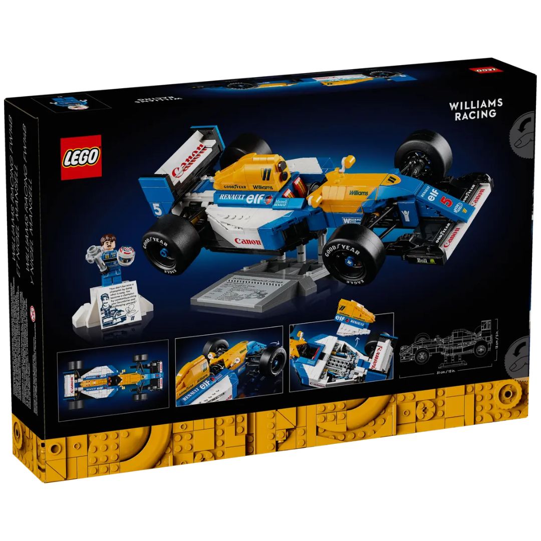 LEGO® Icons #10353: Williams Racing FW14B & Nigel Mansell