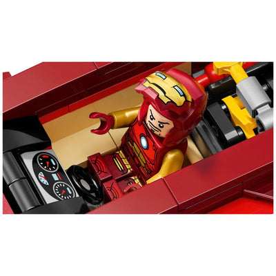 LEGO® Marvel #76310: Iron Man Car & Black Panther vs. Red Hulk