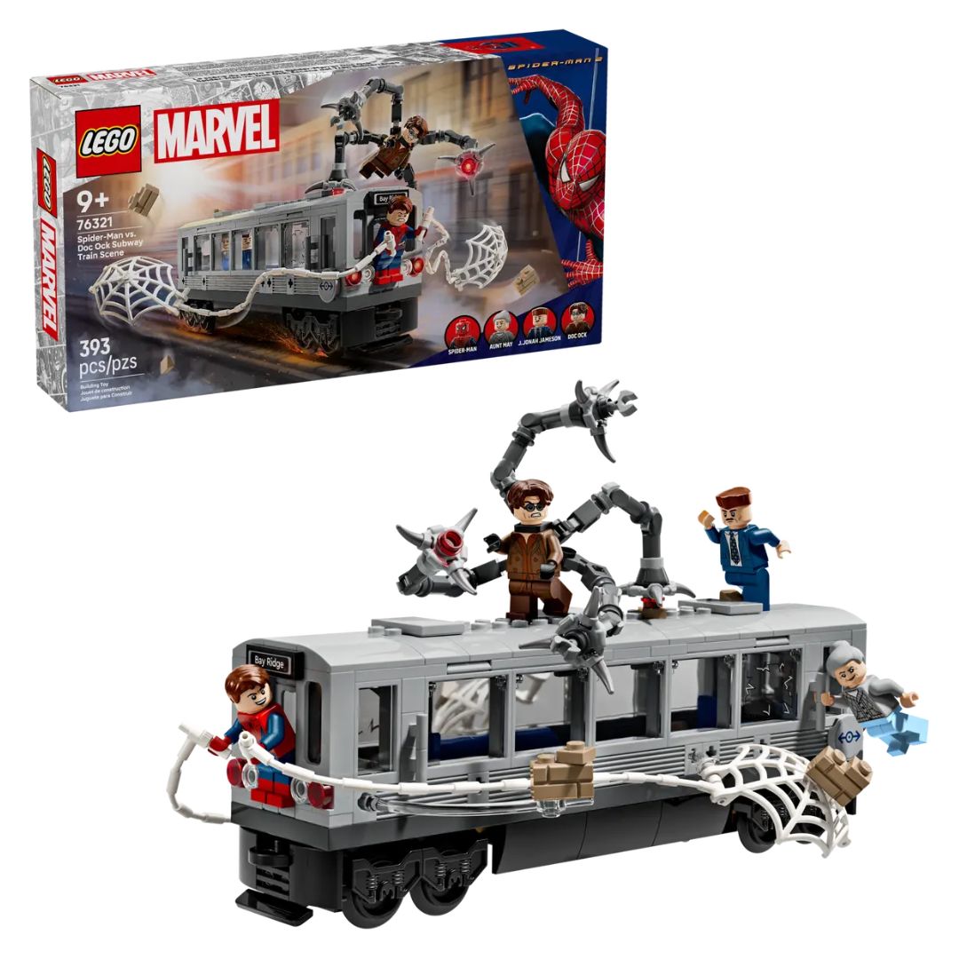 LEGO® Marvel #76321: Spider-Man vs. Doc Ock Subway Train Scene