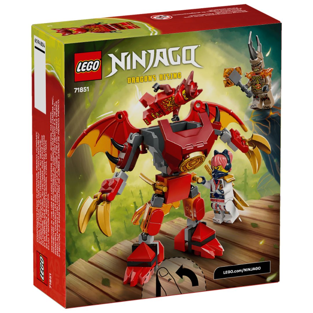 LEGO® NINJAGO #71851: Kai's Dragon Mech Battle Pack – Krazy
