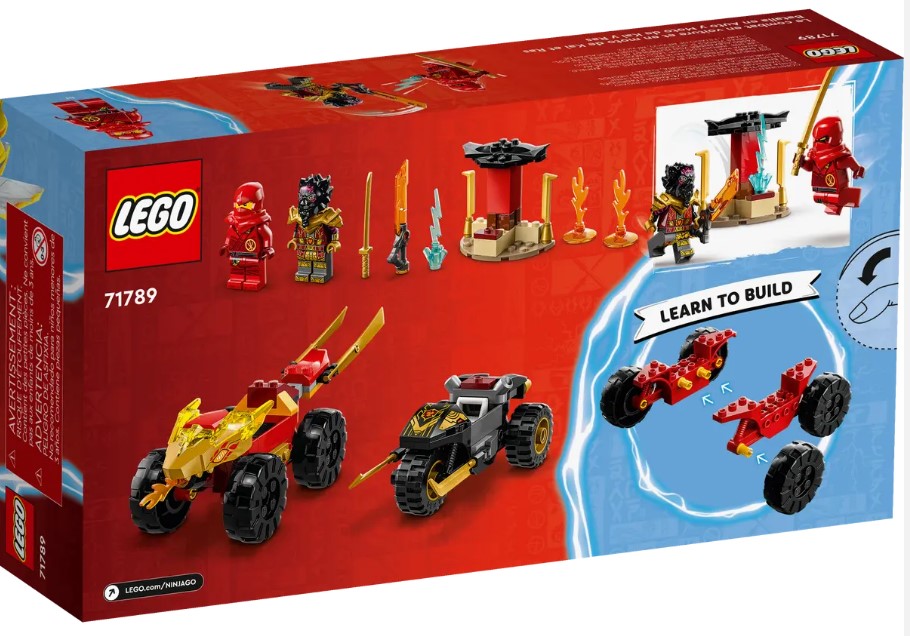 LEGO® NINJAGO® #71789: Kai and Ras's Car and Bike Battle