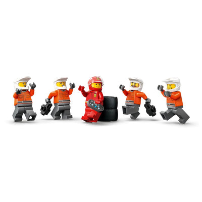 LEGO #60443: F1® Pit Stop & Pit Crew with Ferrari Car