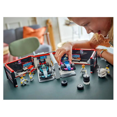 LEGO #60444: F1® Garage & Mercedes-AMG & Alpine Cars