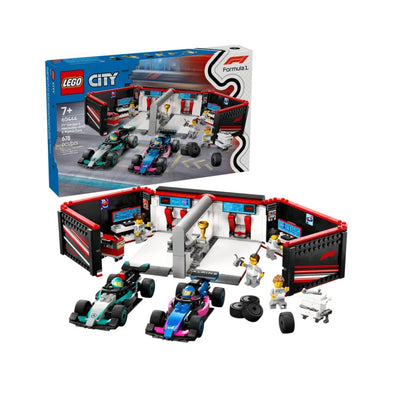 LEGO #60444: F1® Garage & Mercedes-AMG & Alpine Cars