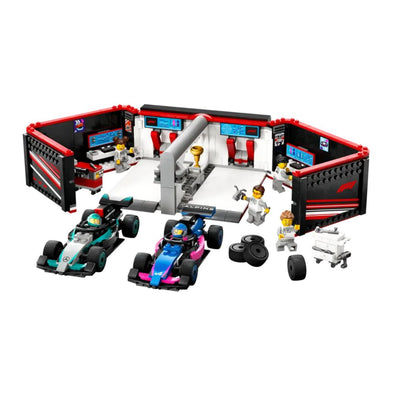 LEGO #60444: F1® Garage & Mercedes-AMG & Alpine Cars