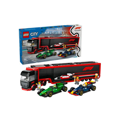 LEGO #60445: F1® Truck with RB20 & AMR24 F1® Cars