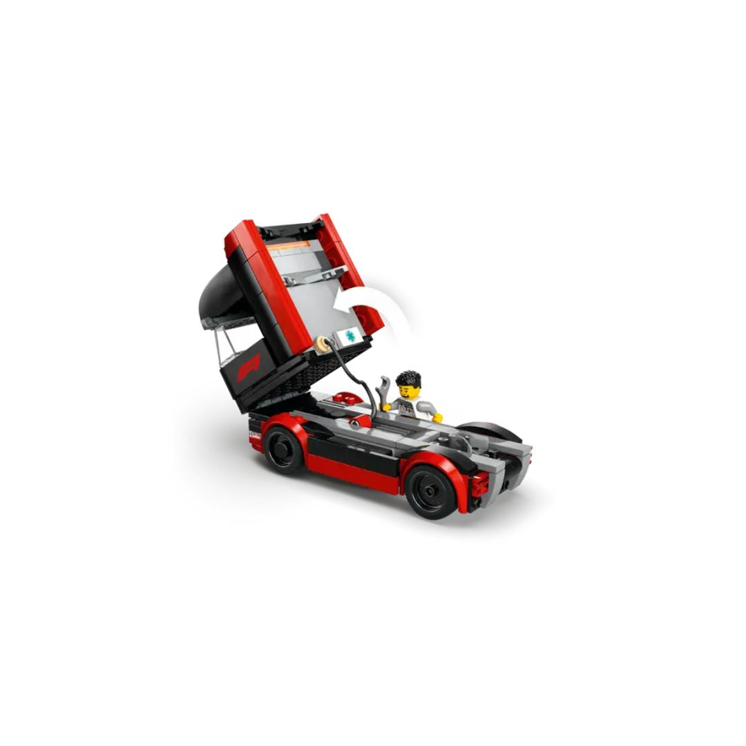 LEGO #60445: F1® Truck with RB20 & AMR24 F1® Cars