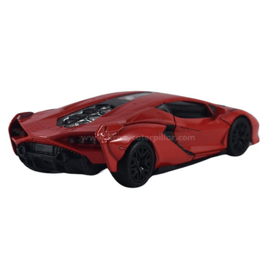 Super Fast City Car : Lamborghini Sian FKP 37 - Red Die-Cast Scale Model (1:32)