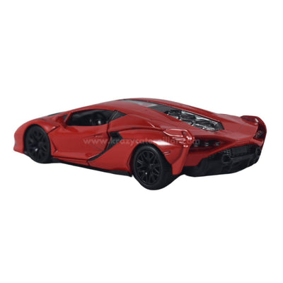 Super Fast City Car : Lamborghini Sian FKP 37 - Red Die-Cast Scale Model (1:32)