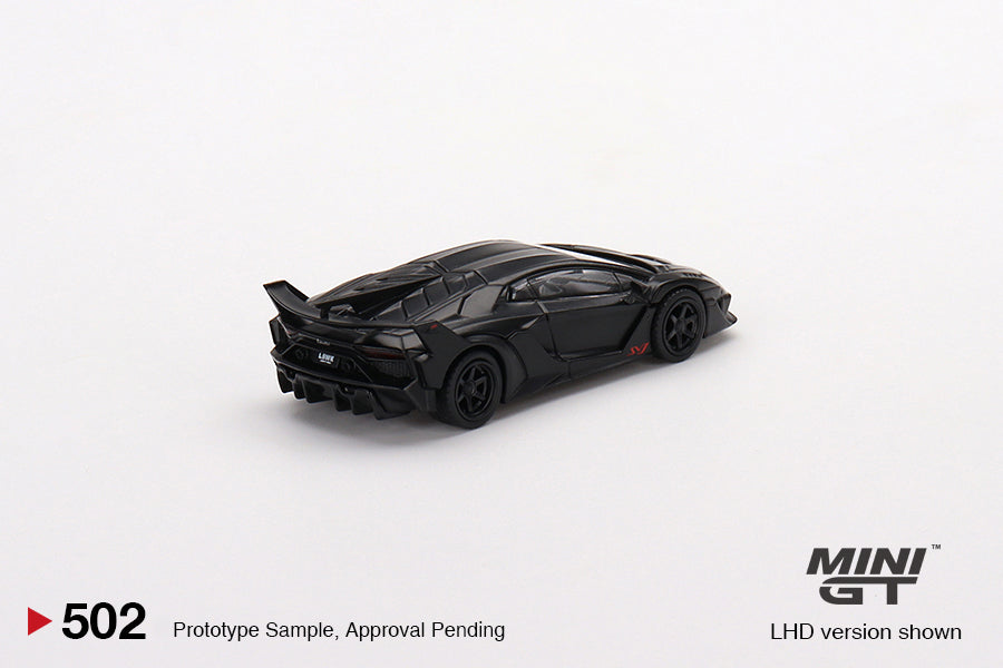 Mini GT Lamborghini  LB-Silhouette WORKS Aventador GT EVO  Matte Black