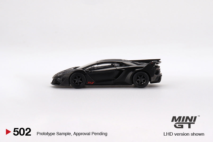 Mini GT Lamborghini  LB-Silhouette WORKS Aventador GT EVO  Matte Black