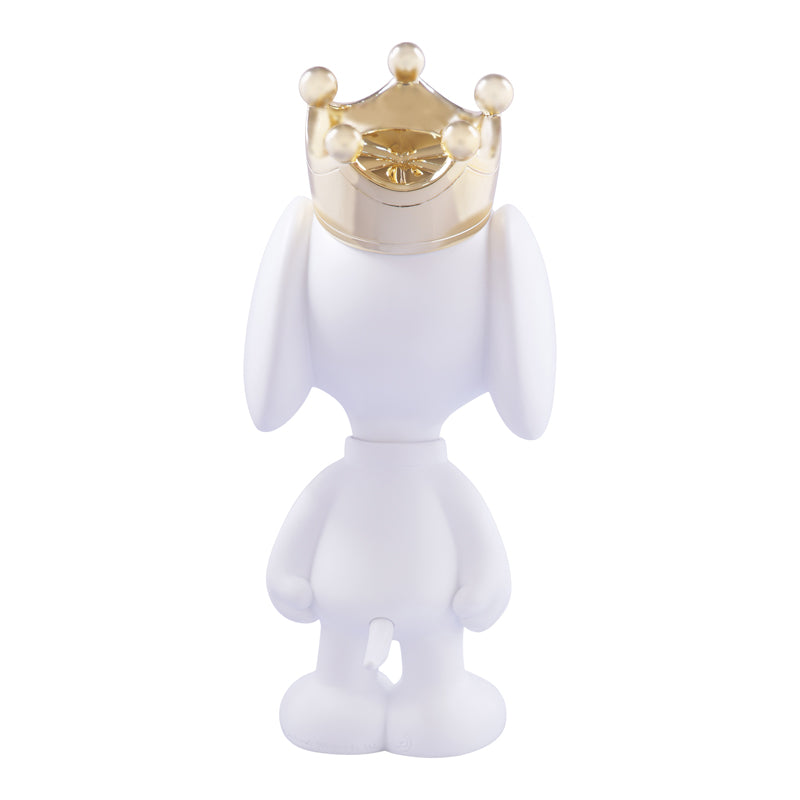 Leblon Delienne : Snoopy Crown (Matt White & Chromed gold)