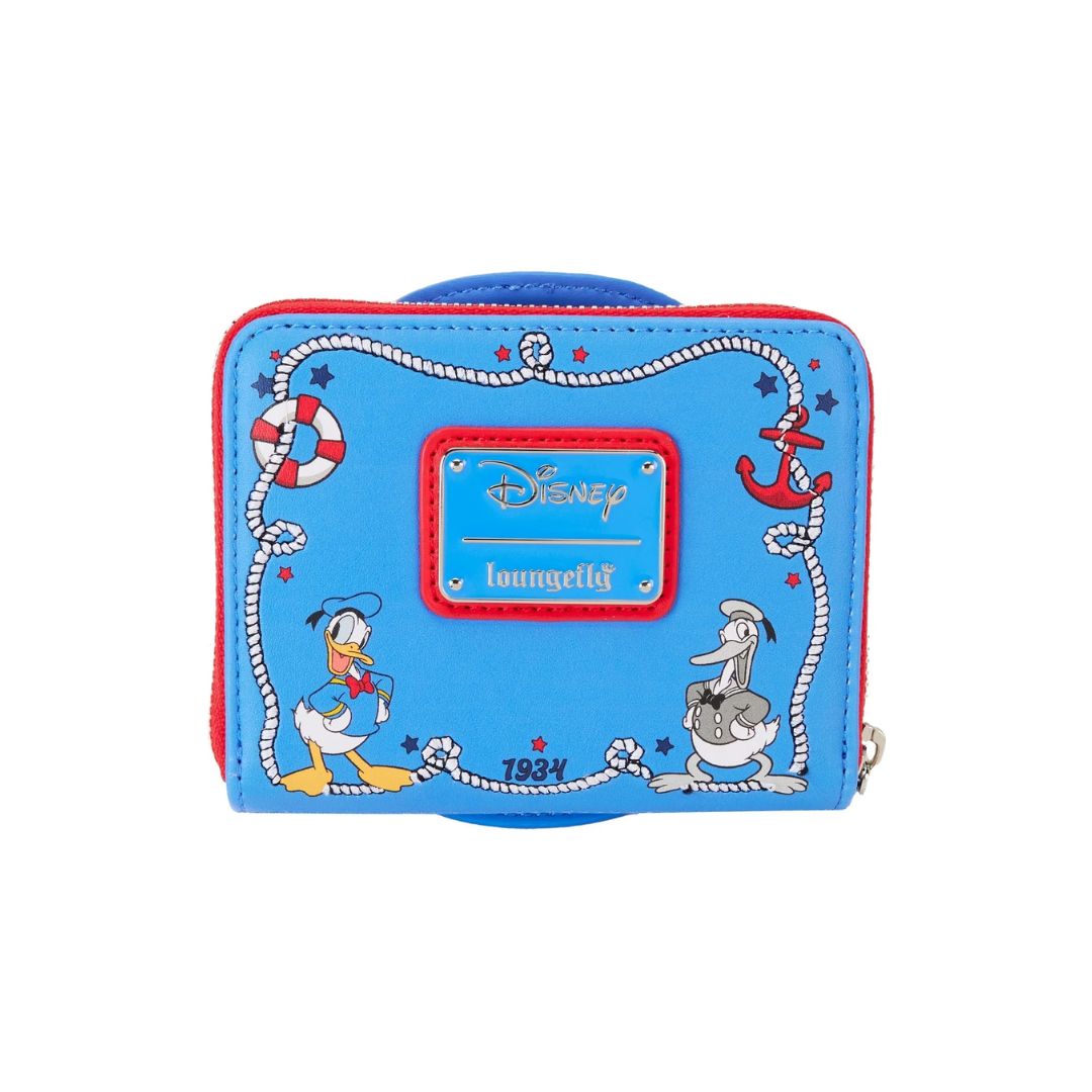 Loungefly: Disney Donald Duck 90th Anniversary Zip Around Wallet