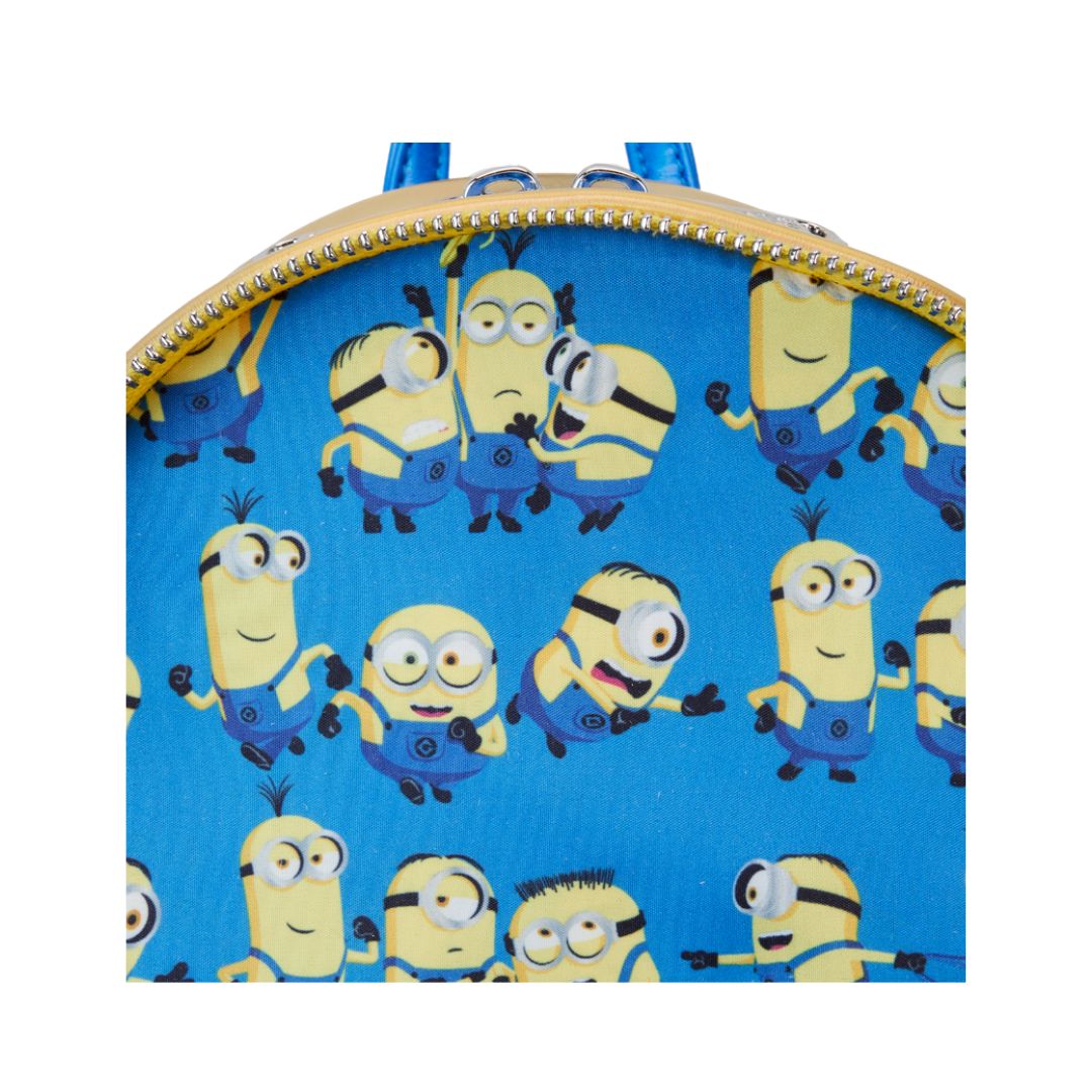 Loungefly: Despicable Me Minions Bob Iridescent Cosplay Mini Backpack