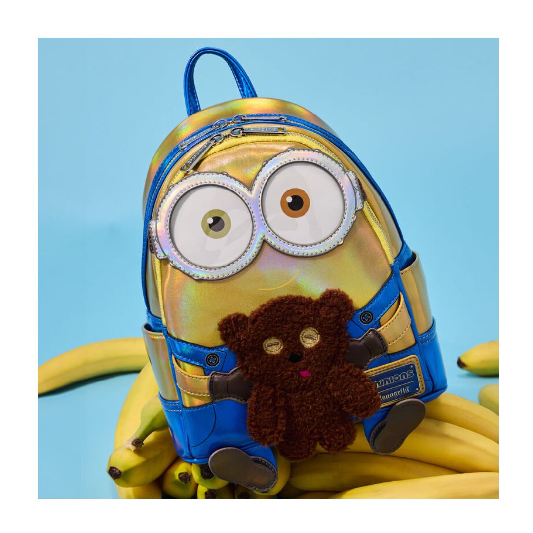 Loungefly: Despicable Me Minions Bob Iridescent Cosplay Mini Backpack