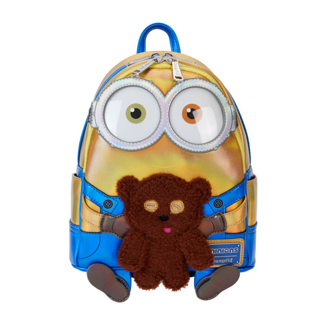 Loungefly: Despicable Me Minions Bob Iridescent Cosplay Mini Backpack