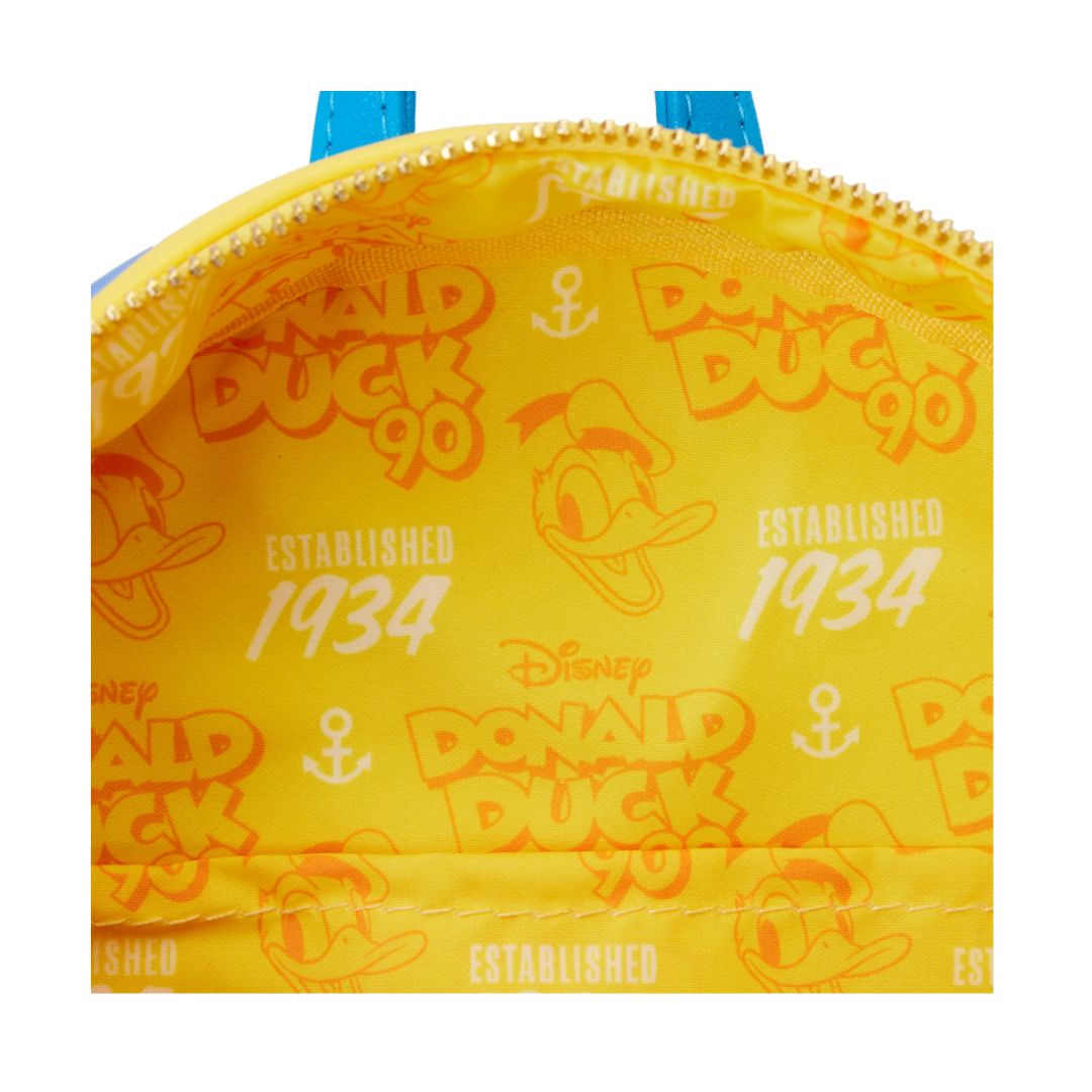 Loungefly: Donald Duck Exclusive 90th Anniversary Metallic Cosplay Mini Backpack