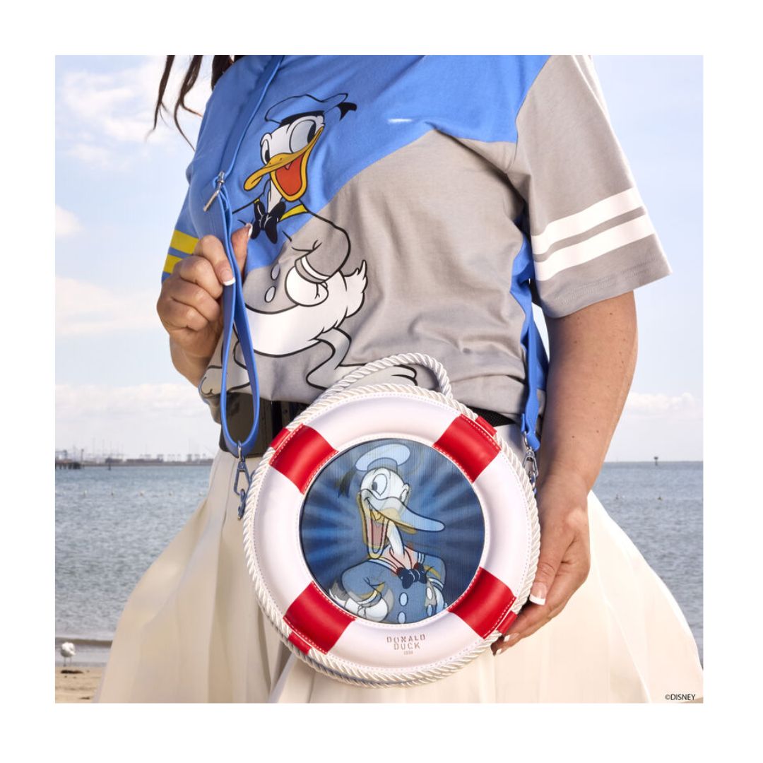 Loungefly: Donald Duck 90th Anniversary Lenticular Crossbody Bag