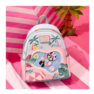 Loungefly: Minnie Mouse Vacation Style Poolside Mini Backpack