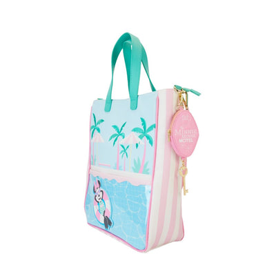 Loungefly: Minnie Mouse Vacation Style Poolside Tote Bag with Coin Bag