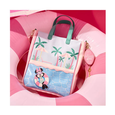 Loungefly: Minnie Mouse Vacation Style Poolside Tote Bag with Coin Bag