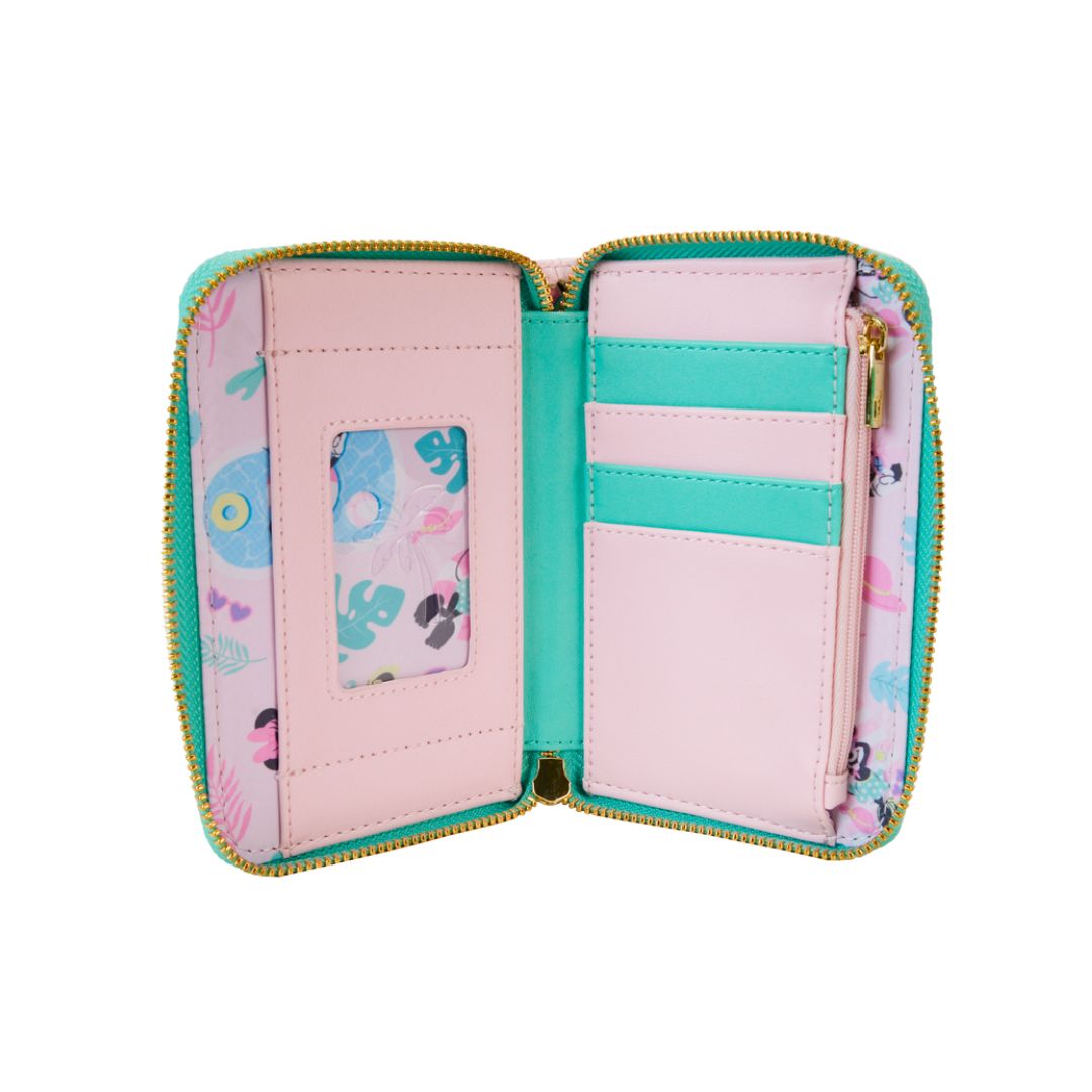 Loungefly: Minnie Mouse Vacation Style Poolside Zip Around Wallet