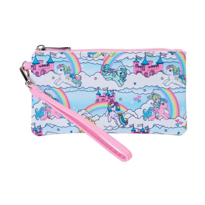 Loungefly: My Little Pony Sky Scene All-Over Print Nylon Zipper Pouch Wristlet