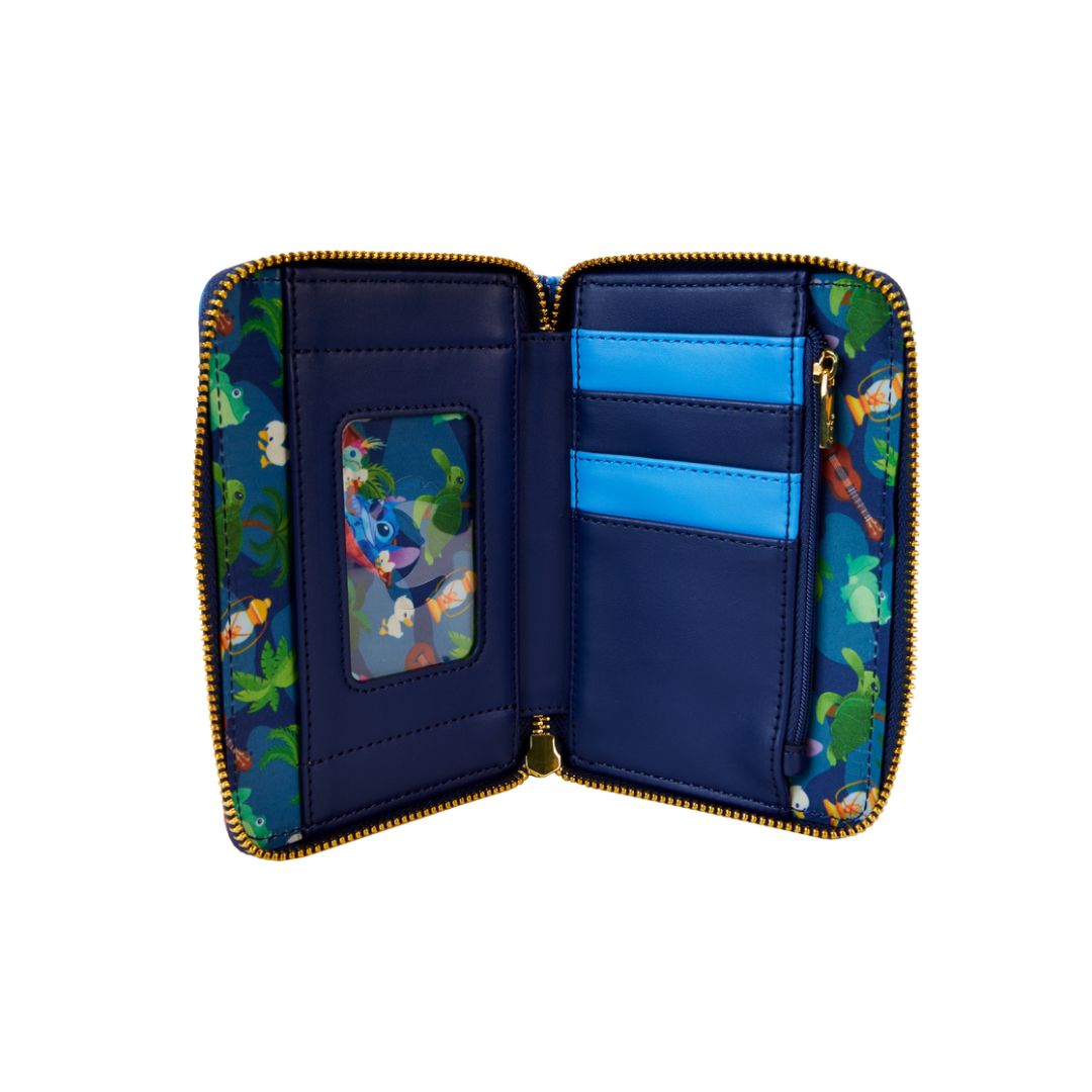 Loungefly: Stitch Camping Cuties Zip Around Wallet