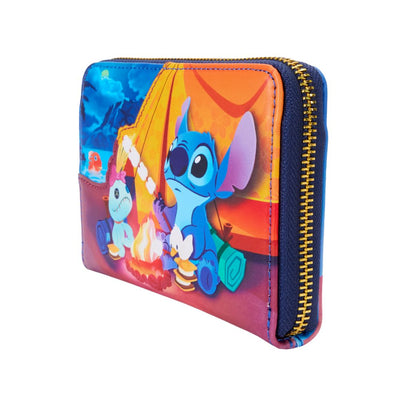 Loungefly: Stitch Camping Cuties Zip Around Wallet