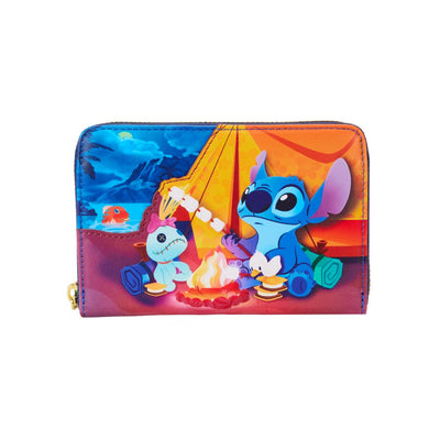 Loungefly: Stitch Camping Cuties Zip Around Wallet