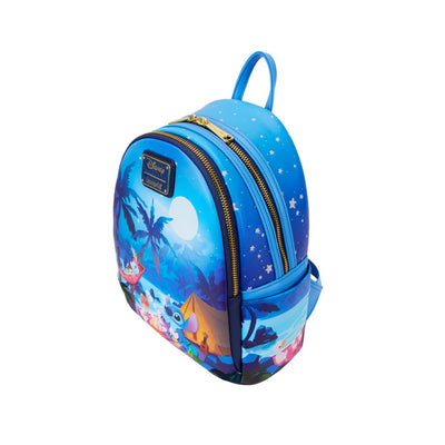 Loungefly: Stitch Camping Cuties Glow Mini Backpack