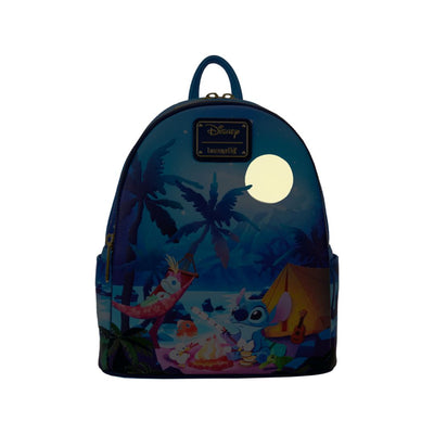 Loungefly: Stitch Camping Cuties Glow Mini Backpack