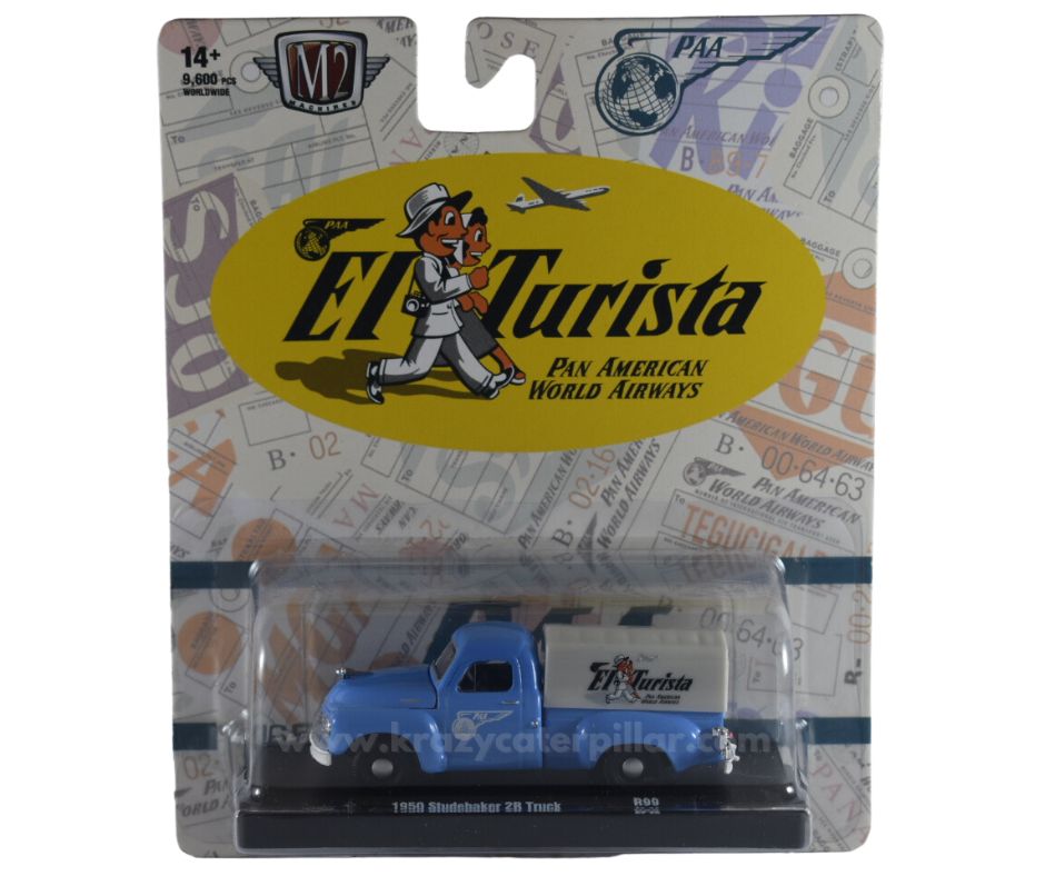 M2 Machine 1950 Studebaker 2R Truck - 1:64 Die-Cast Scale Model