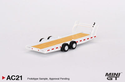 MINI GT: Car Hauler Trailer Type C White