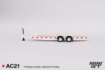 MINI GT: Car Hauler Trailer Type C White