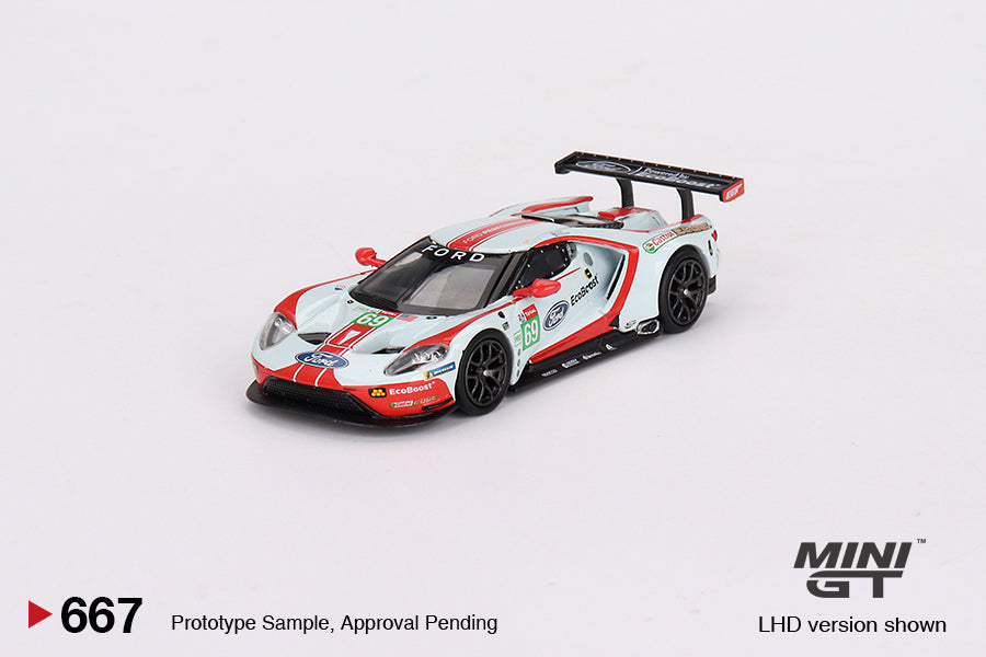 MINI GT Ford GT LM GTE PRO ミニカー6台セット MINI GT: Ford GT LMGTE PRO 2019 24 Hrs of Le Mans Ford Chip