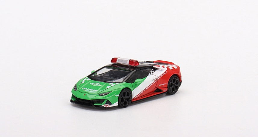 Lamborghini Huracan EVO Bologna Airport 2020 Follow-Me Car - 1:64 | Mini GT